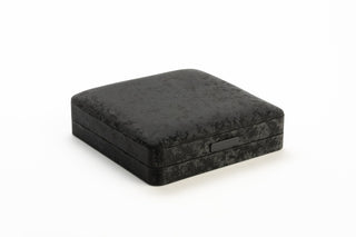 Cutie Bijuterii Premium pentru Set, Velur, Negru, 19x19x5 cm