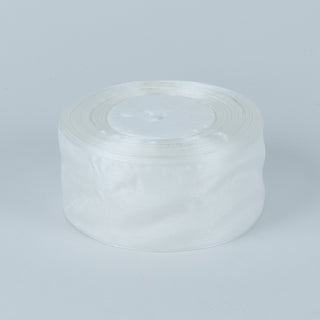 Panglica Organza, 5 cm latime, 50 y lungime - Alb