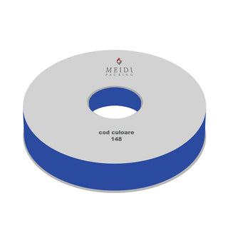 Panglica satin Textil 1 Satin, 1.5 cm latime, 100 y lungime - Albastru