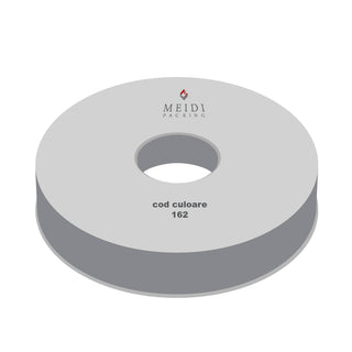 Panglica satin Textil 1 Satin, 2.5 cm latime, 100 y lungime - Gri