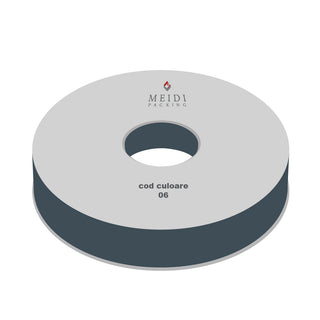 Panglica satin Textil 1 Satin, 1.5 cm latime, 100 y lungime - Negru