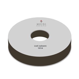 Panglica satin Textil 1 Satin, 2.5 cm latime, 100 y lungime - Maro