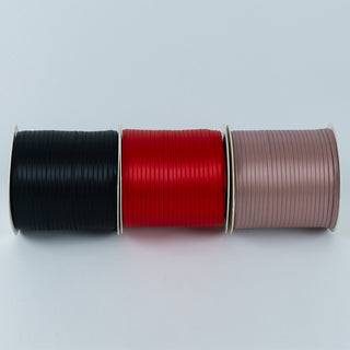 Panglica satin Textil Satin, 0.3 cm latime, 500 y lungime - Roz Pudra