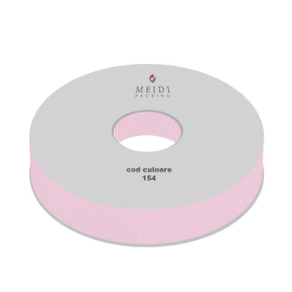 Panglica ripsata Textil, 2.5 cm latime, 100 y lungime - Roz