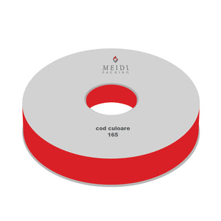 Panglica satin Textil 1 Satin, 1.5 cm latime, 100 y lungime - Rosu