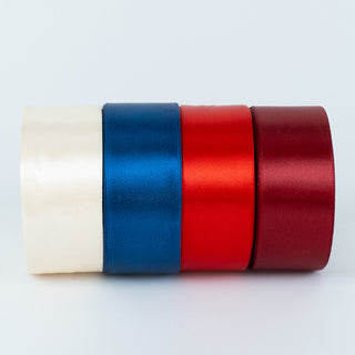 Panglica satin Textil Satin, 3.7 cm latime, 25 y lungime - Crem