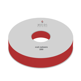 Panglica ripsata Textil, 0.9 cm latime, 100 y lungime - Rosu