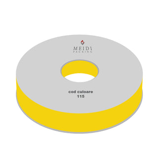 Panglica satin Textil 1 Satin, 1.5 cm latime, 100 y lungime - Galben