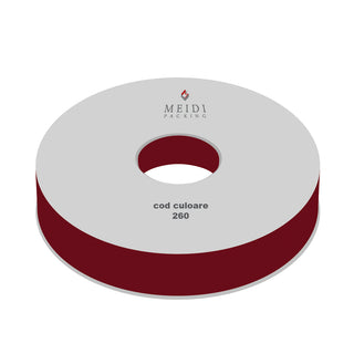 Panglica ripsata Textil, 0.9 cm latime, 100 y lungime - Red Dark