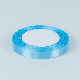 Panglica satin Textil Satin, 1 cm latime, 50 y lungime - Bleu