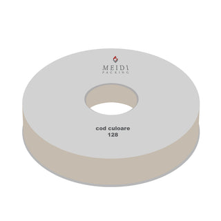 Panglica satin Textil Satin, 0.5 cm latime, 25 y lungime - Crem