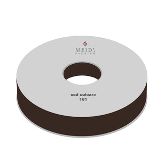 Panglica satin Textil 2 Satin, 2.5 cm latime, 100 y lungime - Maro