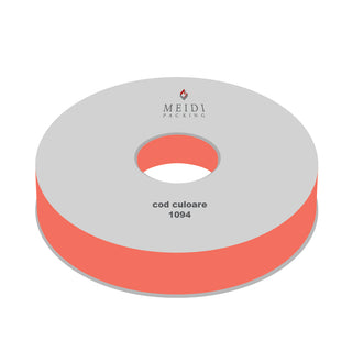 Panglica satin Textil 1 Satin, 2.5 cm latime, 100 y lungime - Corai
