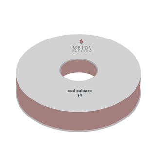 Panglica satin Textil 1 Satin, 1.5 cm latime, 100 y lungime - Roz Pudra