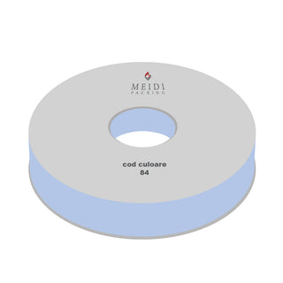 Panglica satin Textil 1 Satin, 2.5 cm latime, 100 y lungime - Bleu