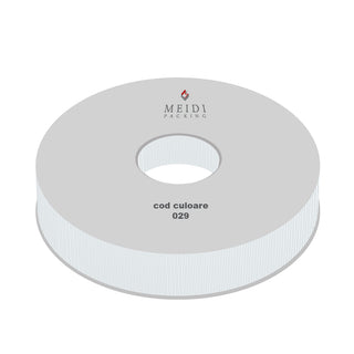 Panglica ripsata Textil, 2 cm latime, 100 y lungime - Alb