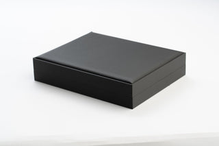 Cutie Bijuterii Premium pentru Set, Imitație Piele, Gri, 19x24x4 cm