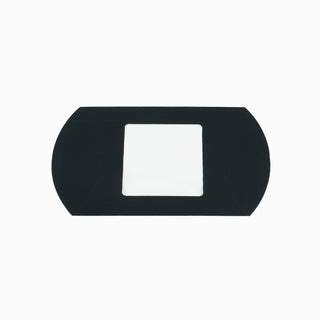Cutie cadou Pliat Cutie Perna, 16x11x5 cm - Negru cu fereastra