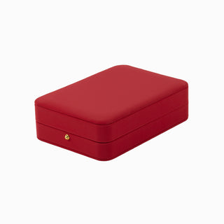 Cutie bijuterii Set Gama Lady, 11x16x4.5 cm - Rosu / Negru