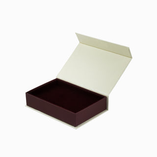 Cutie bijuterii Set Magnet, 10x15x3.5 cm - Crem / Bordo