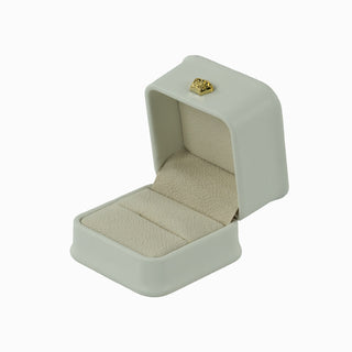 Cutie bijuterii Inel Rege, 6x6x6.2 cm - Crem