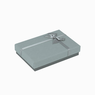 Cutie bijuterii Normal Paper, 9.5x13.5x3.5 cm - Gri Deschis / Gri Inchis / Gri