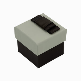 Cutie bijuterii Flower Up F.U, 5x5x4.5 cm - Gri / Maro