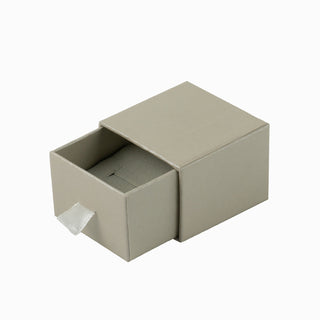 Cutie bijuterii Inel Sertar, 5x5x3.8 cm - Gri