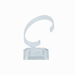 Suport bijuterii Ceas Cercei, 4x5.5x10 cm - Transparent