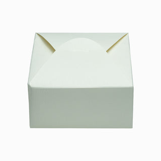 Cutie cadou Pliat Cutie Tort Nr 3, 11x11x5.5 cm - Alb