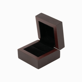 Cutie bijuterii Inel Oriental, 6.5x6.5x4.5 cm - Maro / Negru
