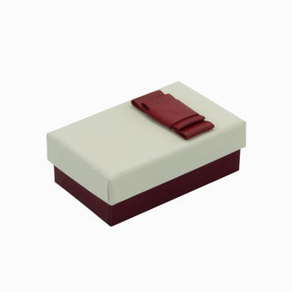 Cutie bijuterii Flower Up F.U, 5x8x3 cm - Crem / Bordo