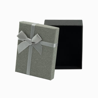 Cutie bijuterii Normal Paper, 7x9x3 cm - Gri Deschis / Gri Inchis / Negru / Gri