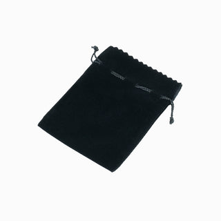 Saculet bijuterii Zimtat, 9x9+3 cm - Negru