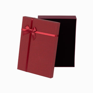 Cutie bijuterii Normal Paper, 13x18x3.5 cm - Bordo Deschis / Bordo