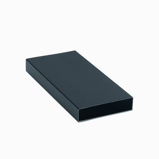 Cutie cadou Sertar Pliabil (capac + bază), 10.5 × 21.5 × 3 cm - Negru