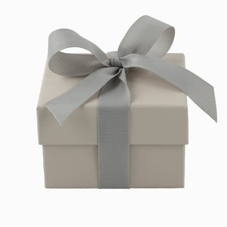 Cutie bijuterii Ribon Down R.D, 8.5x9x6 cm - Crem / Negru / Gri