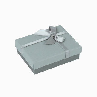 Cutie bijuterii Normal Paper, 7x9x3 cm - Gri Deschis / Gri Inchis / Gri