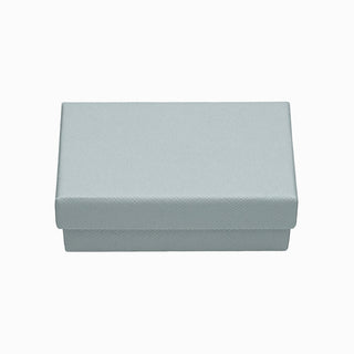 Cutie bijuterii Gama Grej Normal Paper, 5x8x3 cm - Grej / Alb