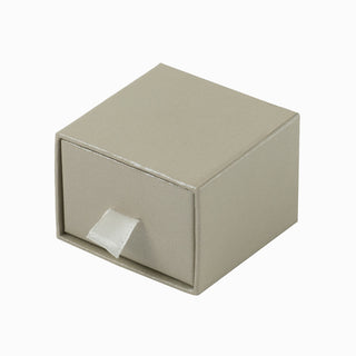 Cutie bijuterii Inel Sertar, 5x5x3.8 cm - Gri