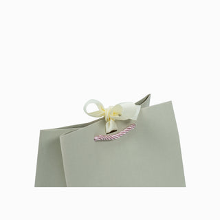 Punga CADOU Texturat, 21x21x13 cm - Crem / Roz