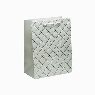 Punga CADOU Romb, 18x23x10 cm - Alb