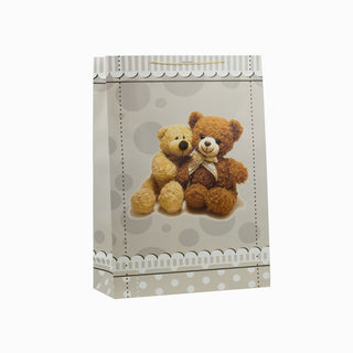 Punga CADOU Gama Urs, 50x70x20 cm - Crem / Alb