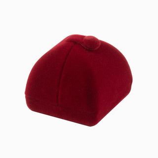 Cutie bijuterii Inel Cavali, 6.5x7x6 cm - Bordo / Negru