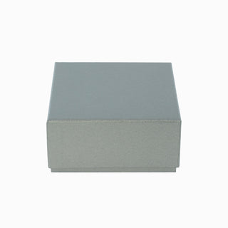 Cutie rigida cadou Rigid Curea(Int.Textil), 13.5x13.5x6.5 cm - Gri