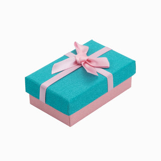 Cutie bijuterii Normal Paper, 5x8x3 cm - Roz / Alb