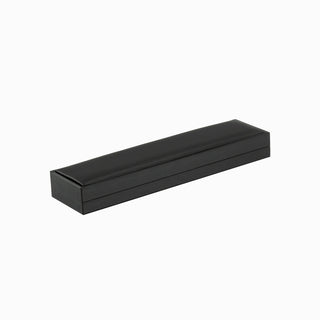 Cutie bijuterii Bratara Gama Piele, 22.5x5.5x2.5 cm - Negru / Gri