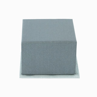Cutie rigida CADOU Rigid, 7.5x7.5x5.5 cm - Argintiu / Antracit
