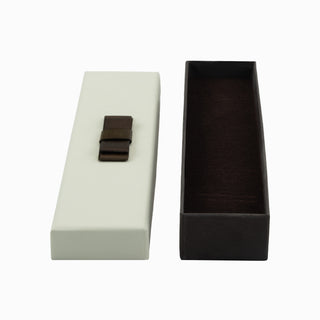 Cutie bijuterii Flower Up F.U, 23x5x3 cm - Crem / Maro