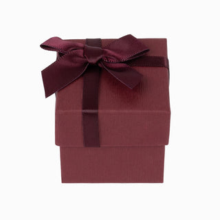 Cutie bijuterii Normal Paper, 5x5x4.5 cm - Bordo